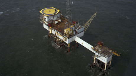 Off-shore Penzoil K13A 498929. Bron: beeldbank.rws.nl, RWS Afd. Multimedia