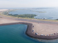 Kustverdediging Brouwersdam Bron beeldbank.rws.nl, Joop van Houdt