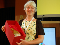 i-Ellen Vos- winnaar Gouden Ananas - foto Tanne Nouwens Geonovum
